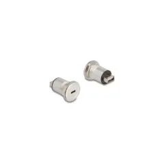 DELOCK USB2.0 Type-C zu Typ-A Einbaubuchse Aluminium
