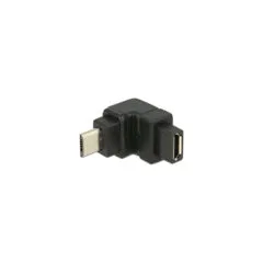 Delock USB2.0Micro-B USB2.0Micro-B Schwarz