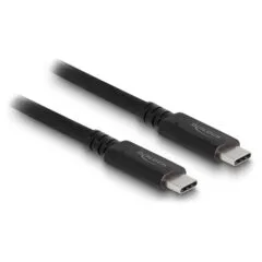 Delock USB4TM 40 Gbps Kabel koaxial 1.2 m USB PD 3.1 Extended Power Range 240 W