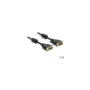 Delock Verlängerungskabel DVI 24+1 Stecker zu DVI 24+1 Buchse 1 m schwarz