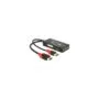 DeLock Videokonverter - HDMI - DVI. DisplayPort. VGA Black
