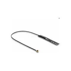 Delock WiFi 2,4 GHz Antenne I-PEX Inc., MHF® I Stecker 3,4 dBi omnidirektional mit Anschlusskabel 1.13 18 cm FPC inte...