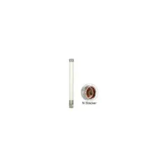DELOCK WLAN 802.11 ac a b g n Antenne N Stecker 4.5 - 7.0 dBi 22cm omnidirektional starr outdoor weiss