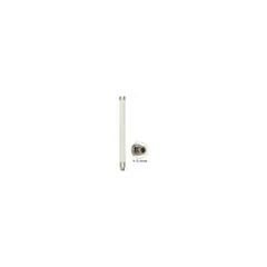 Delock WLAN 802.11 ac a h b g n Antenne N Buchse 6 - 8 dBi 28 cm omnidirektional starr Mastmontage weiß outdoor