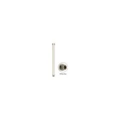 DELOCK WLAN 802.11 ac a h b g n Antenne N Buchse 6 - 8 dBi 28cm omnidirektional starr outdoor weiss