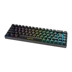 Deltaco DK440R Gaming Tastatur kabellos. Schwarz