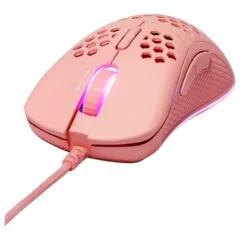 Deltaco Gaming Maus USB. RGB pink