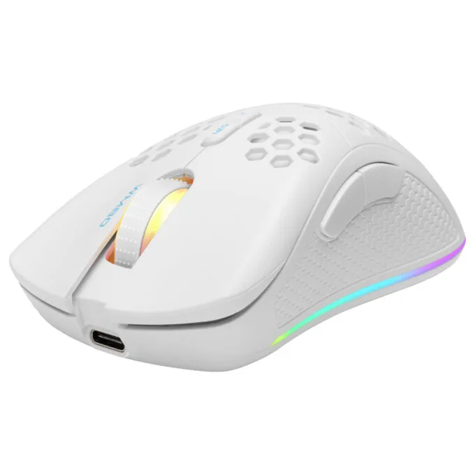 Deltaco Gaming Maus USB. RGB. weiß — image 1