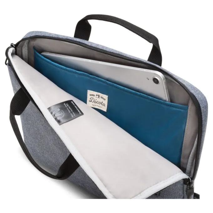 Dicota Laptop Tasche Eco MOTION bis 39.6 cm 15.6' Blue Denim inkl. Schultergurt — image 8