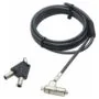 Dicota Security Cable Nano Lock Ultra Slim Keyed 2.5x6 mm slot black