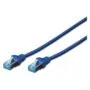 DIGITUS CAT 5e SF-UTP Patchk. Cu, PVC AWG 26 7, 0,5 m, BL