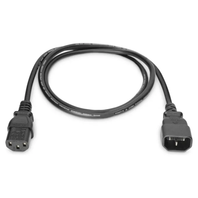 DIGITUS Netzkabelverlngerung C14 - C13 St Bu, 1.8m — image 2
