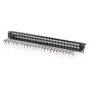 DIGITUS Patchpanel 1HE 24xCat6A Keystone Module geschirmt sc