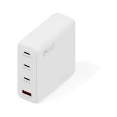 DIGITUS USB GaN Charger 140W. 3x USB-C. 1x USB-A