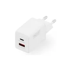 DIGITUS USB GaN Charger 45W. 1x USB-C. 1x USB-A