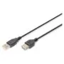 DIGITUS USB Verlngerungskabel, Typ A St Bu, 1.8m