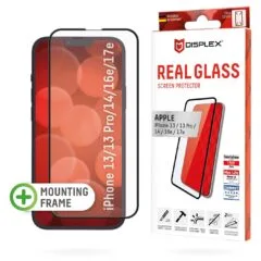 DISPLEX Full Cover Panzerglas (10H) für Apple iPhone 13 13 Pro 14 16e