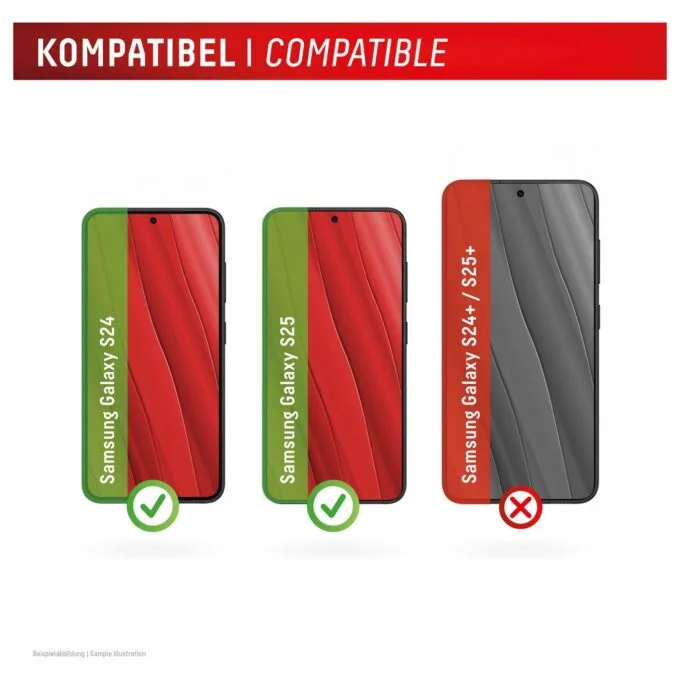 DISPLEX Panzerglas 2D Clear (10H) für Samsung Galaxy S24 Eco-Montagerahmen. Tempered Glas. kratzer-resistente Schutzf... — image 6