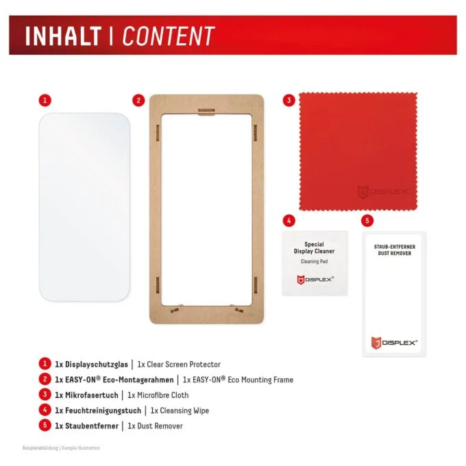 DISPLEX Panzerglas 2D Clear (10H) für Samsung Galaxy S24 Eco-Montagerahmen. Tempered Glas. kratzer-resistente Schutzf... — image 10