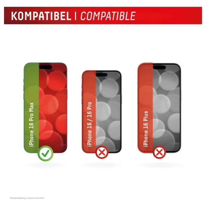 DISPLEX Premium Glasschutzfolie FCAR für iPhone 16 Pro Max — image 6