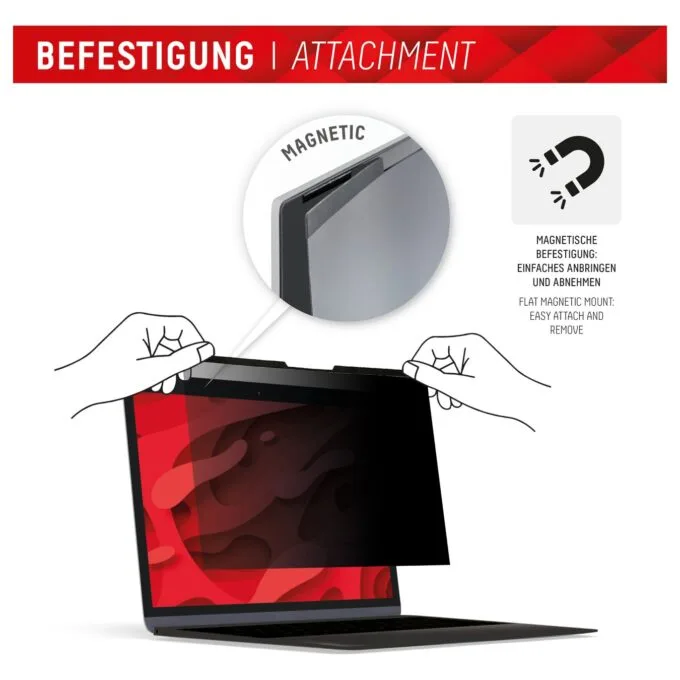 DISPLEX Privacy Safe Blickschutzfolie Universal (Mag) 14', 16:10 — image 4