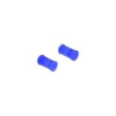 DL4 Staubschutz für Stecker und Buchse. Silikon. 2-teilig. blau 10er Set