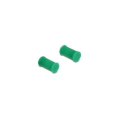 DL4 Staubschutz für Stecker und Buchse. Silikon. 2-teilig. grün 10er Set