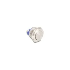 Drucktaster zum Einbau 19 mm 2 x Schraubklemme Taster hoch
