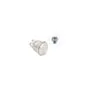 Drucktaster zum Einbau 19 mm 4 x Schraubklemme LED blau