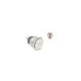 Drucktaster zum Einbau 25 mm 6 x Lötanschluss LED rot Powersymbol + Ring
