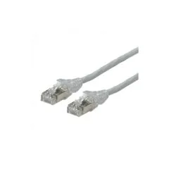 DTWYLER Patchkabel Cat.6A (Class EA) S FTP. CU 7702 flex LSOH. AMP v2. gekreuzt. grau. 2 m