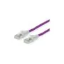 DTWYLER Patchkabel Cat.6A (Class EA) S FTP, CU 7702 flex LSOH, AMP v2, violett, 2 m
