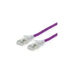 DTWYLER Patchkabel Cat.6A (Class EA) S FTP, CU 7702 flex LSOH, AMP v2, violett, 7,5 m