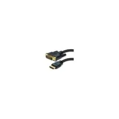 DVI-D 24+1 to HDMI (ST-ST) 2m Adapterkabel Schwarz