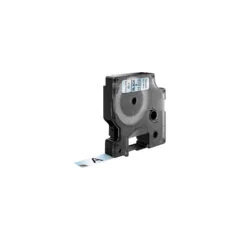 Dymo D1 Etiketten S0720500 12mm x 7m Schwarz auf Transparent