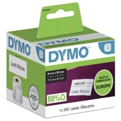Dymo LabelWriter - 89 x 41 mm 300 Etiketten - weiß
