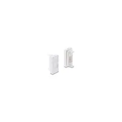 Easy 45 H-Modulblende für Keystone Modul 1 Port mit Staubschutzklappe 22.5 x 45 mm weiß