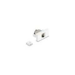 Easy 45 Modul RJ45 Buchse zu LSA Cat.6A STP mit Verschlussclip und kabelbinderfrei