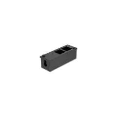 Easy 45 Modulträger für Tisch- oder Wandmontage - 4 Port (22.5 x 45 mm) oder 2 Port (45 x 45 mm). Metall. schwarz