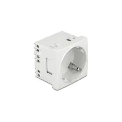 Easy 45 Schutzkontakt-Steckdose 45°-Anordnung erweiterbar 45 x 45 mm