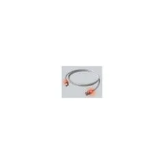 EasyLan DualBoot LED Patchkabel RJ45 S FTP Cat.6A (Class EA), mit saCon Stecker, LSOH, grau, 1 m