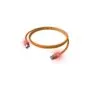 EasyLan DualBoot LED Patchkabel RJ45 S FTP Cat.6A (Class EA), mit saCon Stecker, LSOH, orange, 7,5 m