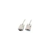 EFB Datenkabel seriell 1:1, 2x DSub 9, St.-Bu., 3,0m, beige
