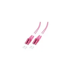EFB Duplex Patchkabel LC-LC OM4 0,5m LSZH 1,2mm erikaviolett