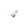 EFB Duplex Patchkabel LC-ST OM4 0,5m LSZH 2mm erikaviolett