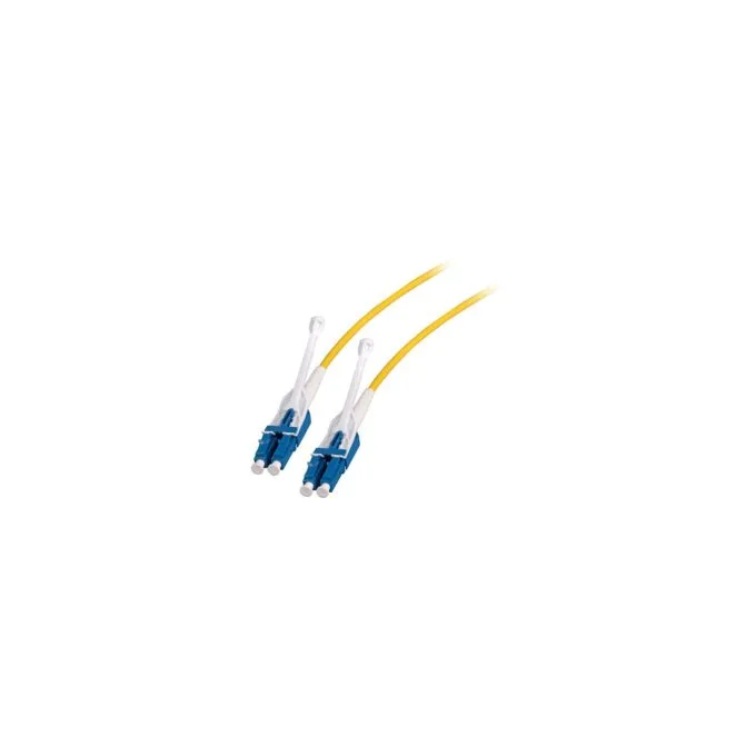 EFB Duplex Patchkabel Push Pull LC-LC OS2 G657A1 5m LSZH 3mm gelb — image 1