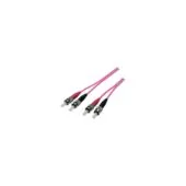 EFB Duplex Patchkabel ST-ST OM4 3m LSZH 3mm erikaviolett