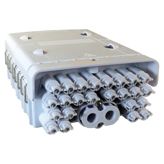 EFB FTTH IP65 Anschlussbox fr 48 Fasern,24 Kupplungen und Faserberlngenaufnahme — image 2