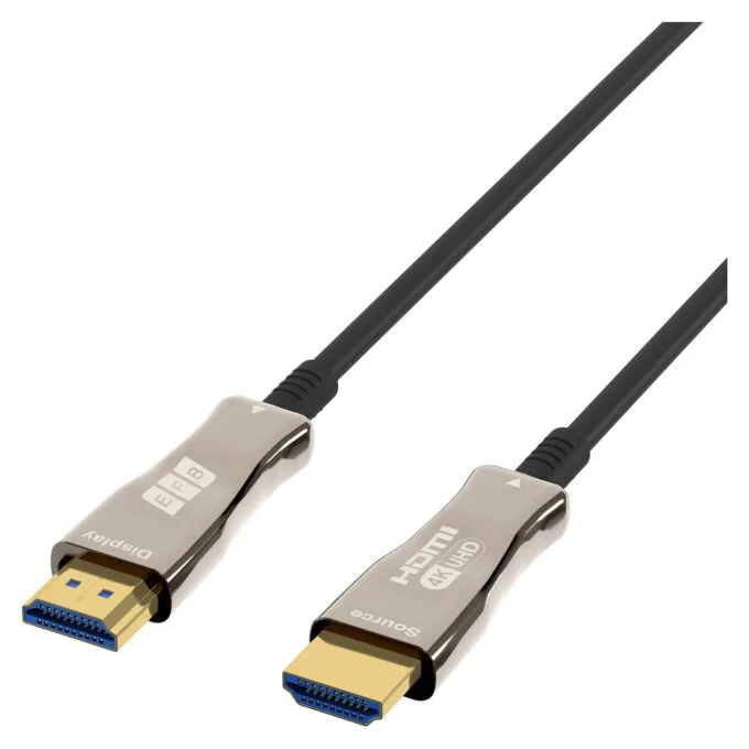 EFB HDMI Glasfaserkabel AOC aktiv 4K60Hz 10m schwarz — image 2