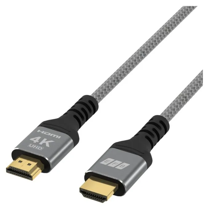 EFB HDMI Kabel High-Speed m. Ethernet 4K60Hz 5.0m grau — image 2